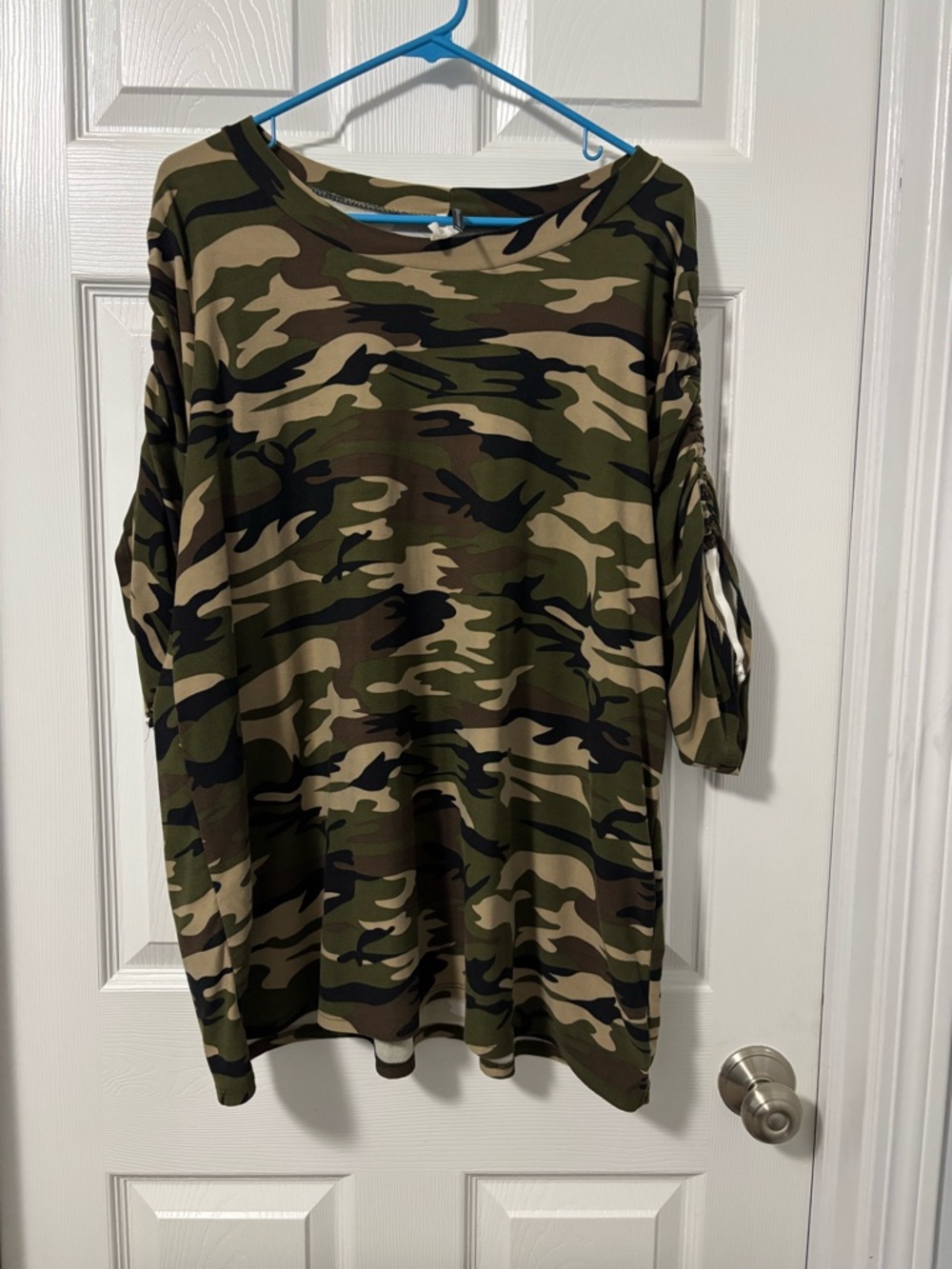 Moon Collection Camouflage Top - Green, Brown & Black